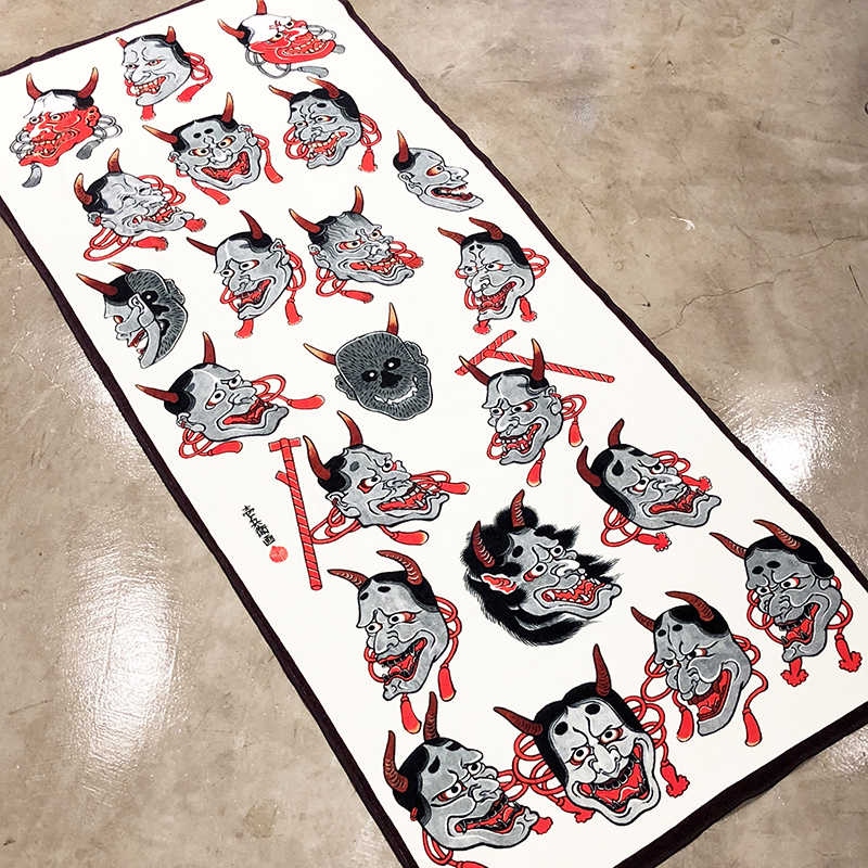 ICHIBAY HANNYA BATH TOWEL – 三巴彫 | スリータイズ タトゥー | THREE