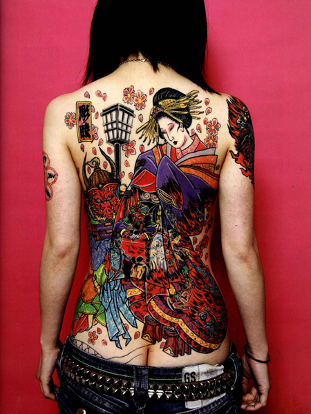 Sexy Girl Japanese Tattoo 
